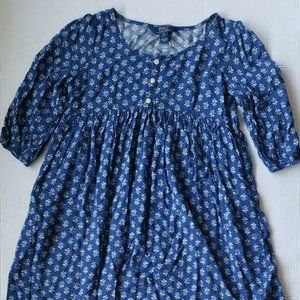 POLO Ralph Lauren Girls Size 12 Dress Blue Floral